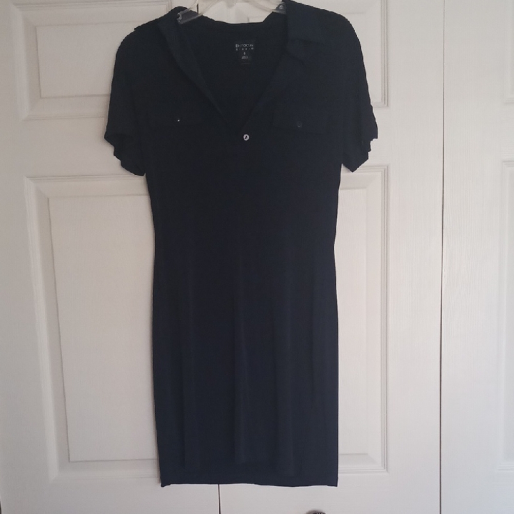Enfocus Studio Elegant Navy Dress